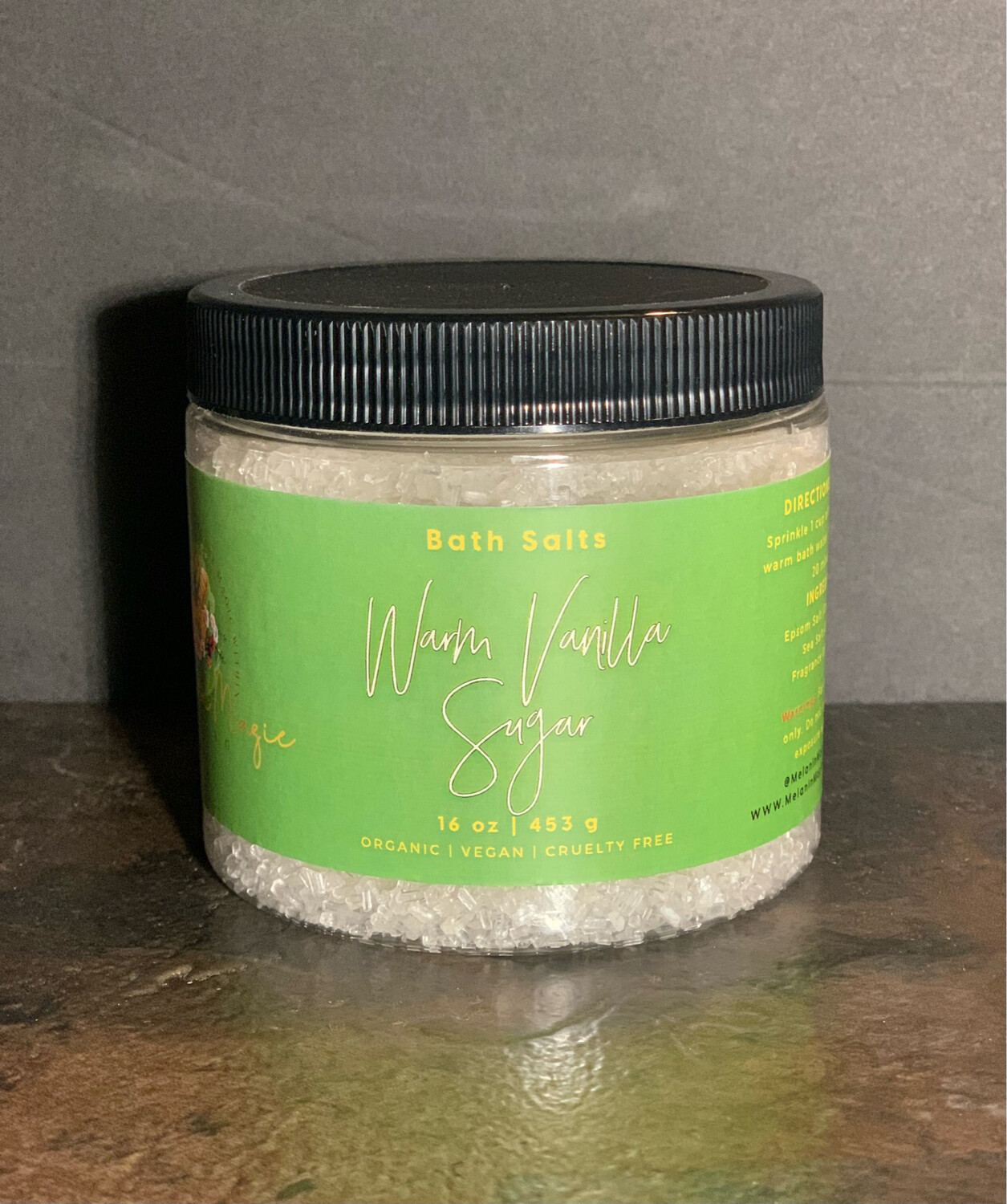 Warm Vanilla Sugar Bath Salts
