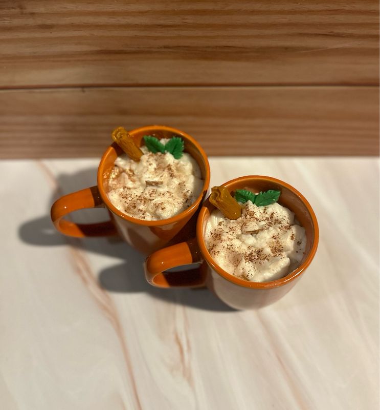 Pumpkin Chai Latte Mug Candle
