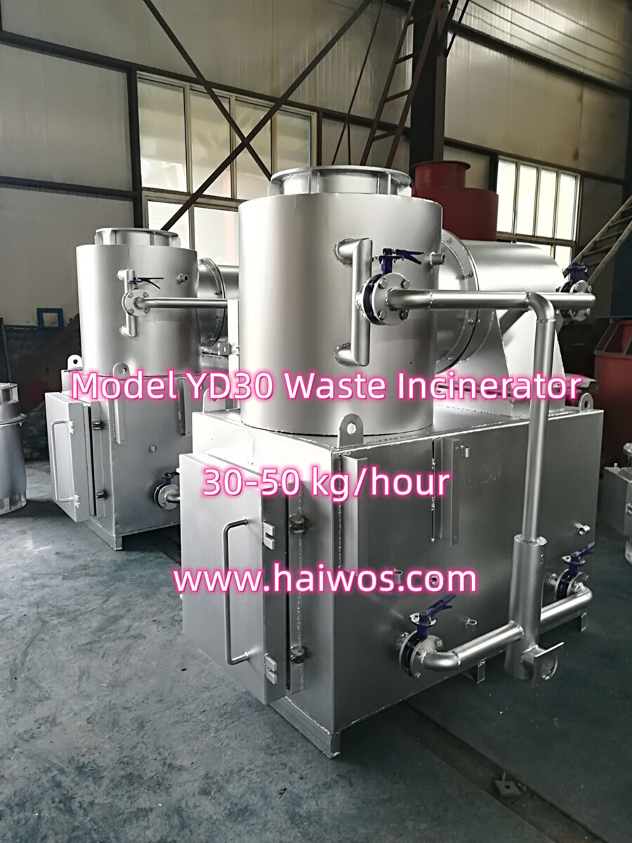 Model YD30 Waste Incinerator 30-50 kg/hour