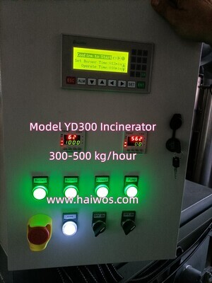 Model YD300 Incinerator 300-500 kg/hour