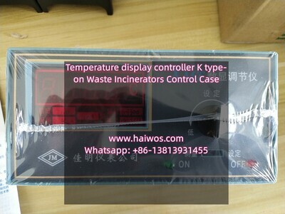 Temperature display controller K type for waste incinerator control case