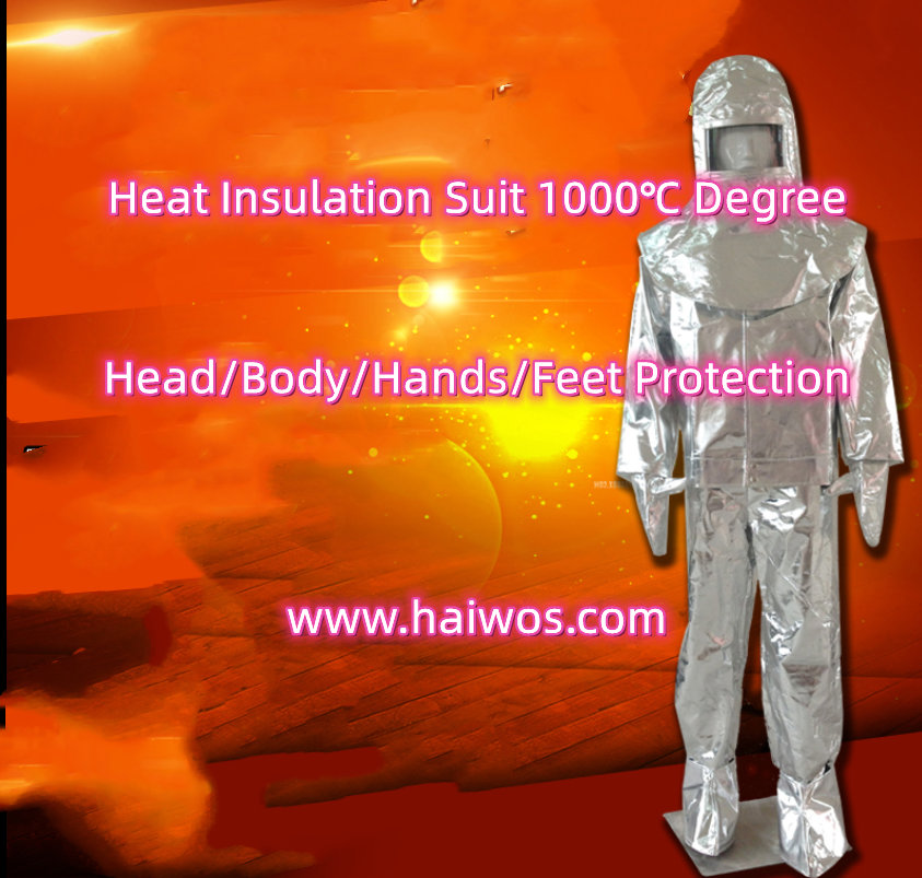 Heat Insulation Suit for Incinerator Operation