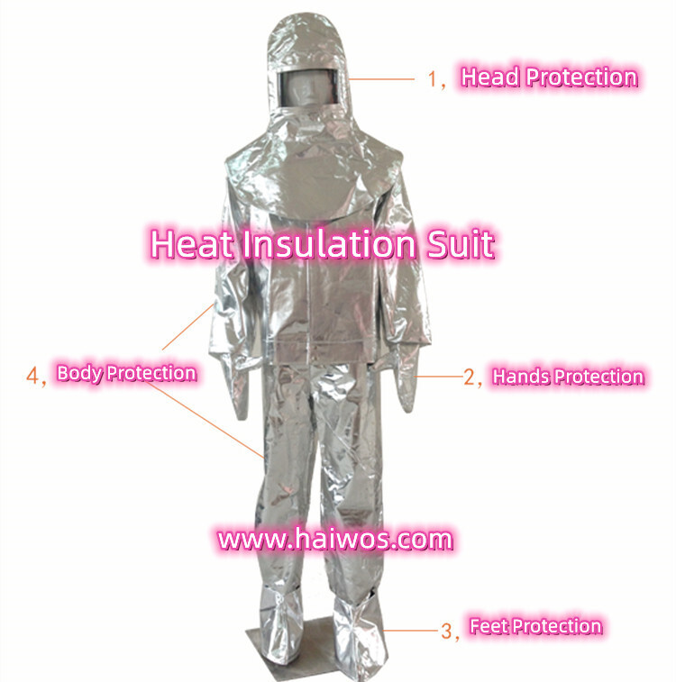 Heat Insulation Suit for Incinerator Operation