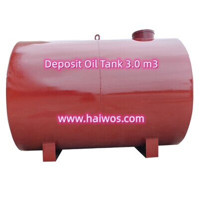 Diesel Oil Deposit Oil Tank 3m3 for Waste Incinerator