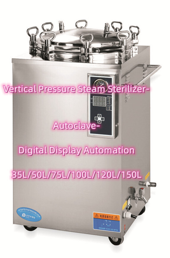 120Liters-Vertical Pressure Steam Sterilizer-Autoclave-Digital Display Automation