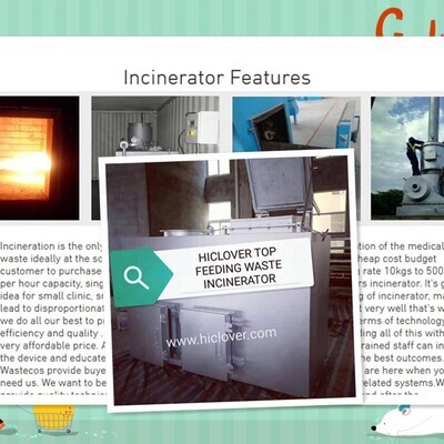 Incinerator for Rural health Clinics