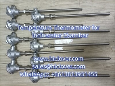 Temperature Thermometer for Incinerator Chamber