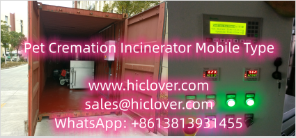 Pet Cremation Incinerator Mobile Type