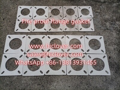 Fire proof flange gasket for burner