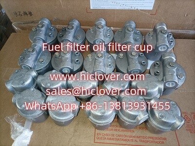 Fuel filter oil filter cup