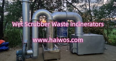 Wet Scrubber(Spray Tower) and Defogging Tower for Waste Incinerators Model TS10