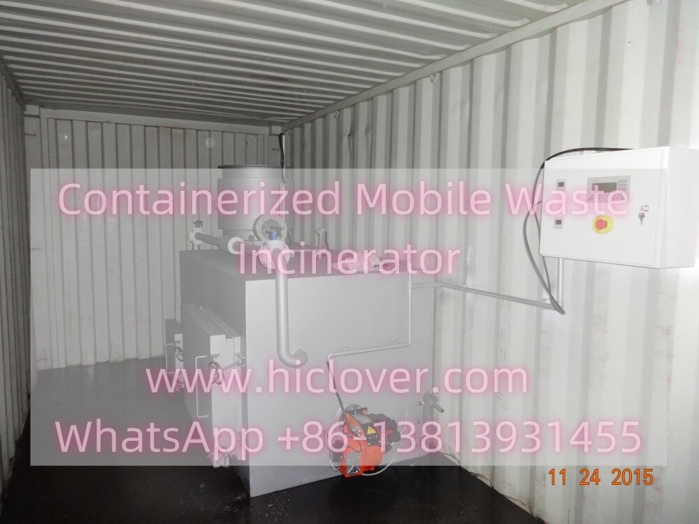 Containerized Mobile Waste Incinerator