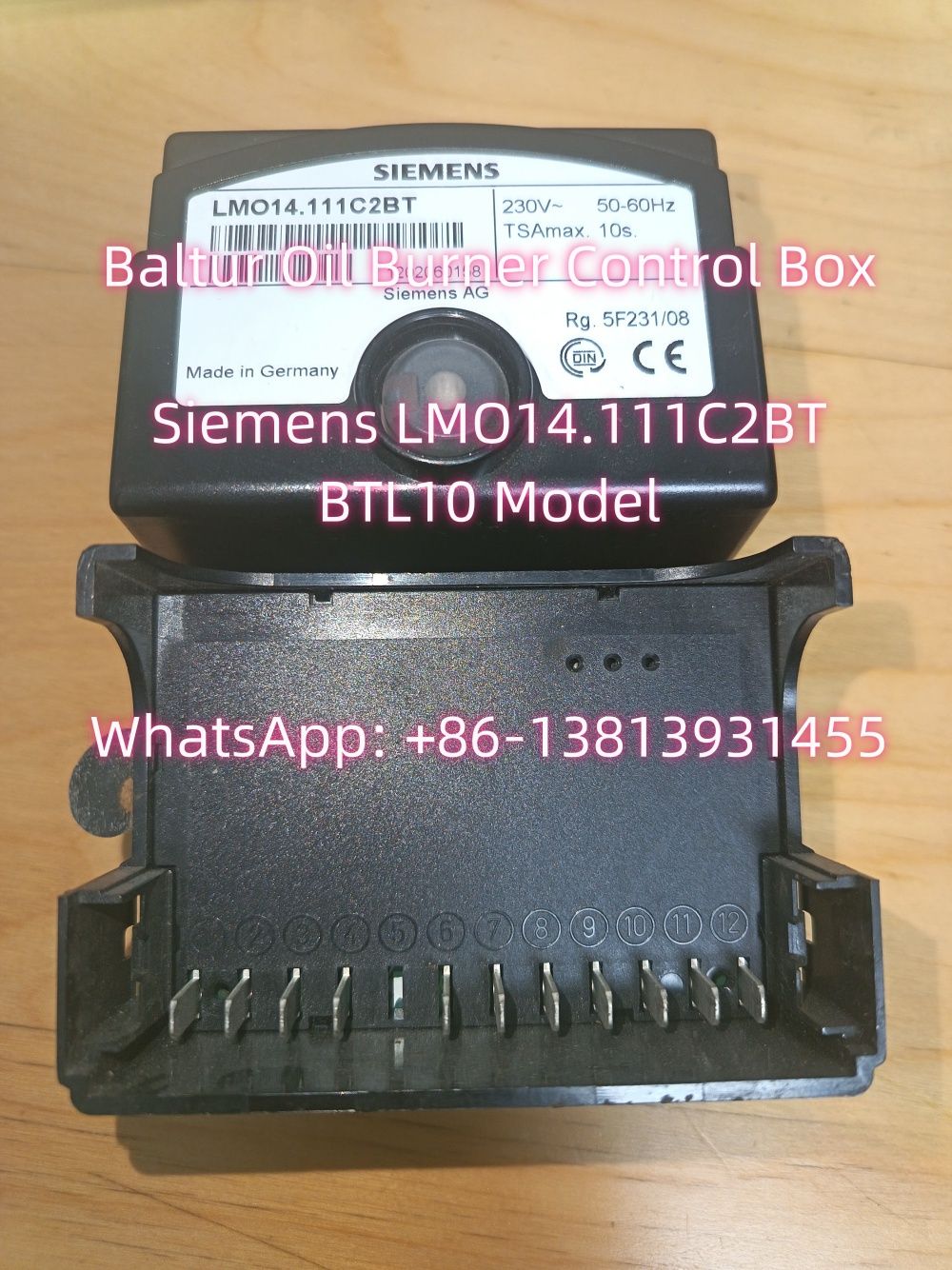 Baltur Oil Burner BTL10 Control Box Siemens LMO14.111C2BT
