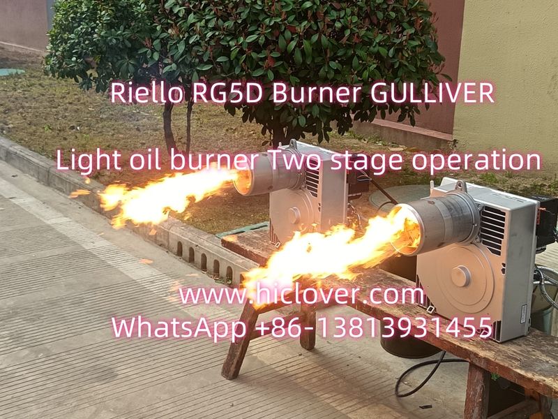 Riello RG5D Burner GULLIVER Light oil burner Two stage operation