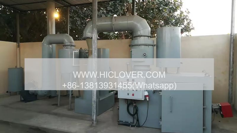 HICLOVER Incinerator Model TS50 with Wet Scrubber System HICLOVER Incinerator Model TS50 with Wet Scrubber System