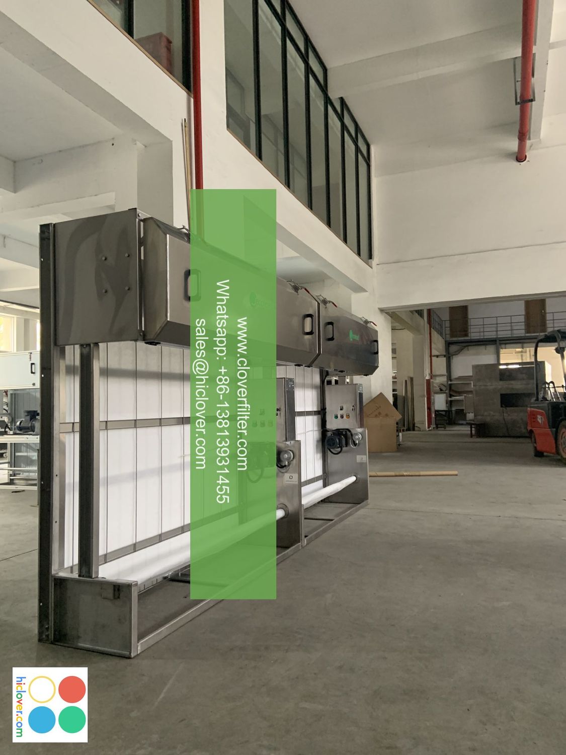 Auto Roll Filter Unit Sewage Treatment Plant Winding Filter