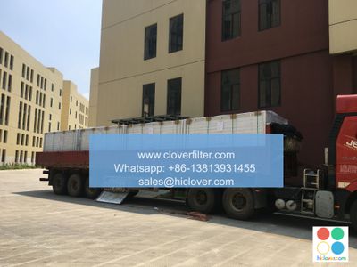 Automatic changing air filters for power plants