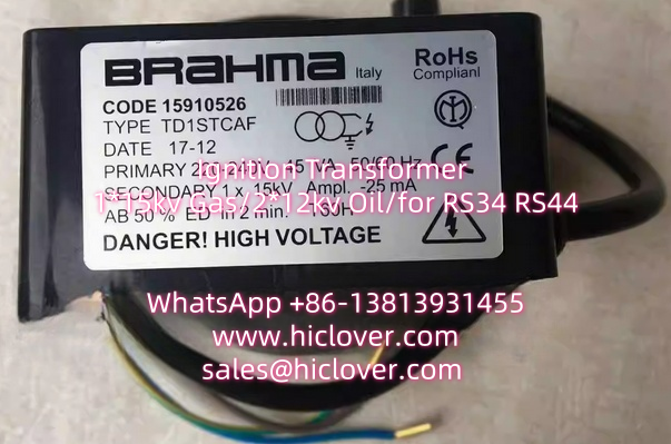 Ignition Transformer  1*15kv Gas/2*12kv Oil/for Burner RS34 RS44