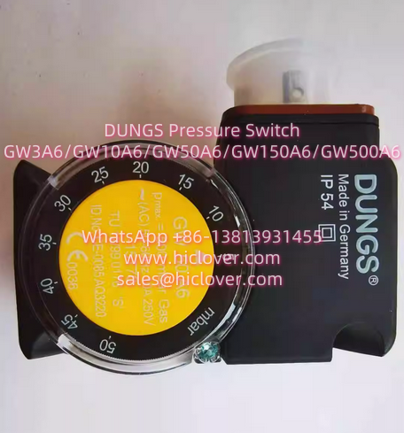 DUNGS Pressure Switch GW3A6/GW10A6/GW50A6/GW150A6/GW500A6
