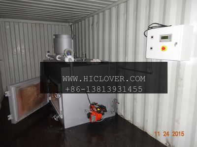 Portable Waste Treatment System-Highlights the ease of transport and setup