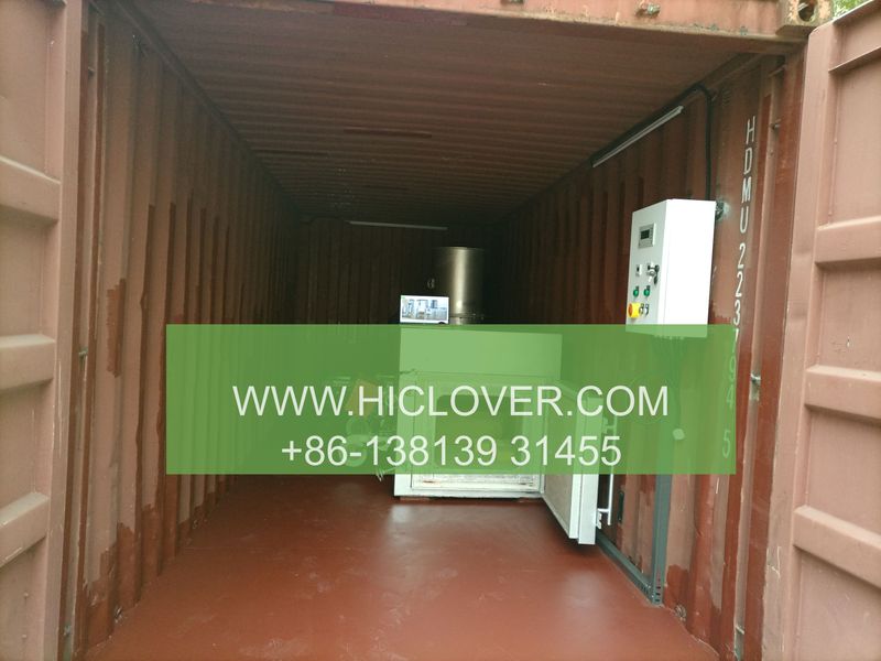 Portable Waste Treatment System-Highlights the ease of transport and setup