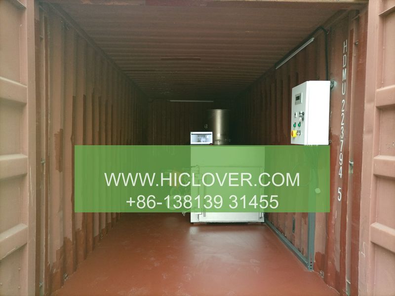 Containerized Incineration System-Refers to the complete system housed within a container Containerized Incineration System-Refers to the complete system housed within a container