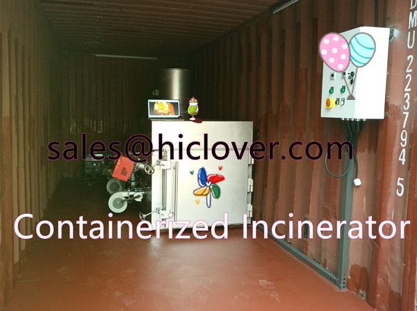 Containerized Waste Incinerator-Emphasizes the use of containers for waste management Containerized Waste Incinerator-Emphasizes the use of containers for waste management