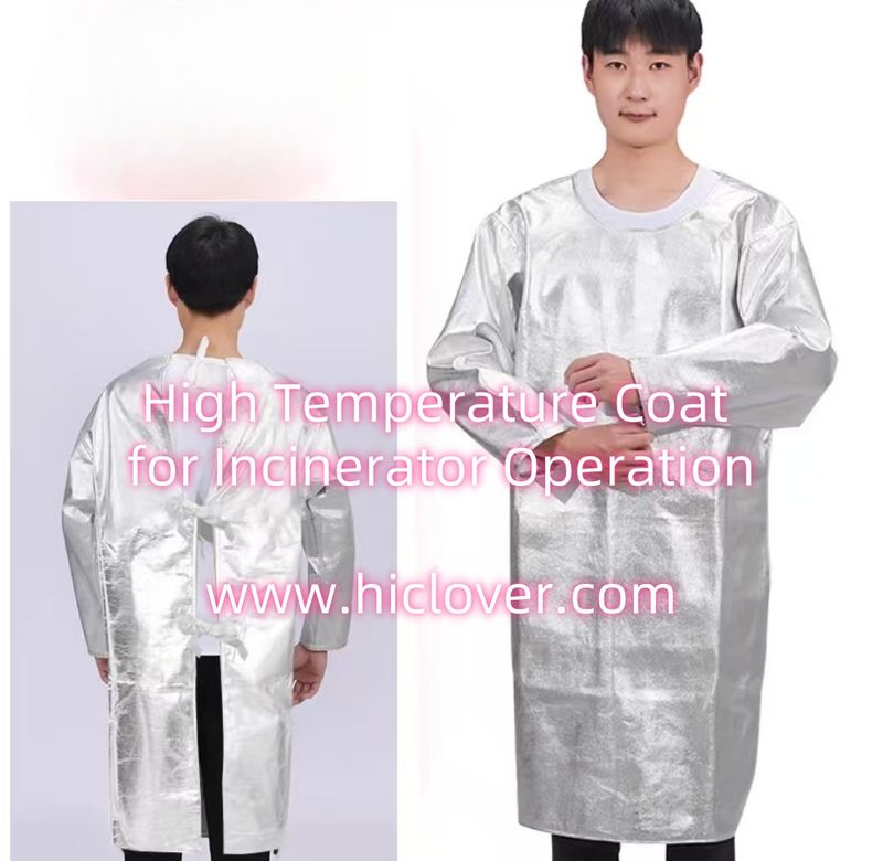 High Temperature Coat Apron for Incinerator Operation High Temperature Coat Apron for Incinerator Operation