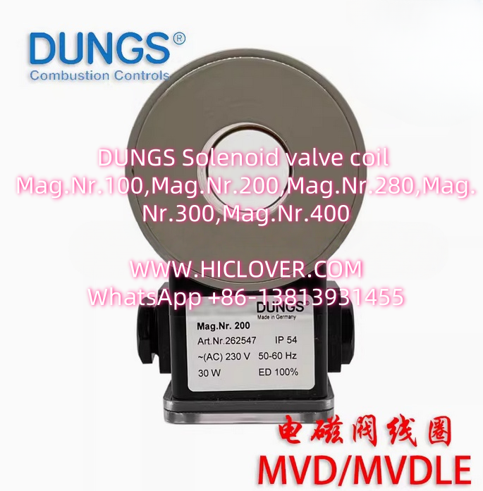 DUNGS Solenoid valve coil Mag.Nr.100,Mag.Nr.200,Mag.Nr.280,Mag.Nr.300,Mag.Nr.400