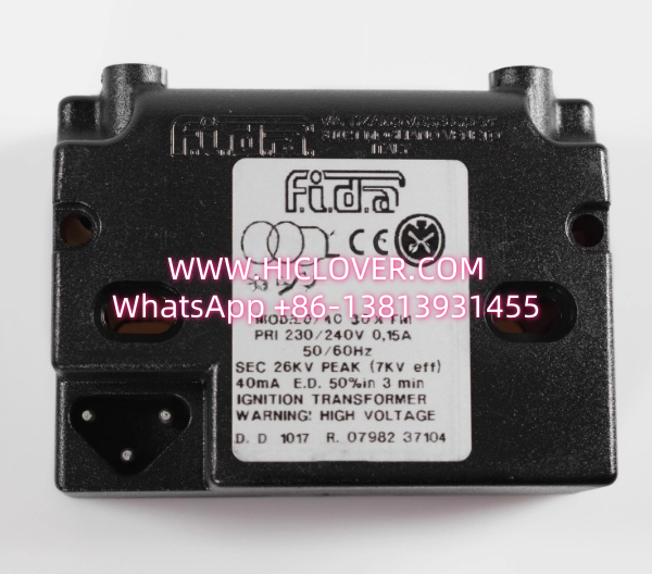 FIDA ignition transformer 26/48|26/40|33%|26KV|48MA for Baltur burner