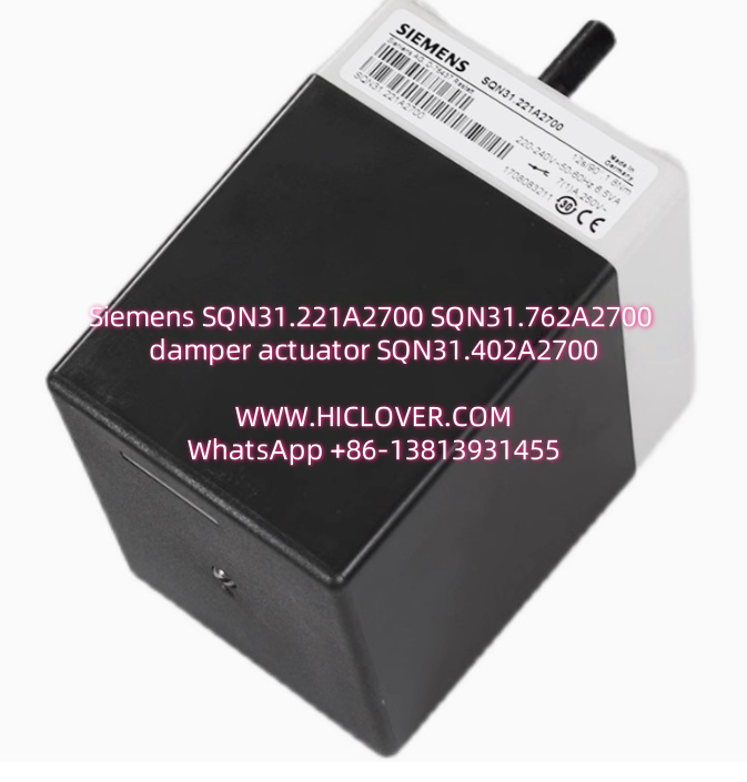 Siemens SQN31.221A2700 SQN31.762A2700 damper actuator SQN31.402A2700