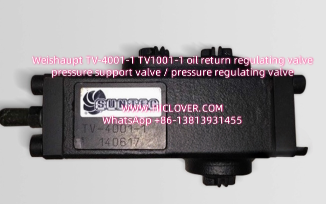 Weishaupt TV-4001-1 TV1001-1 oil return regulating valve / pressure support valve / pressure regulating valve