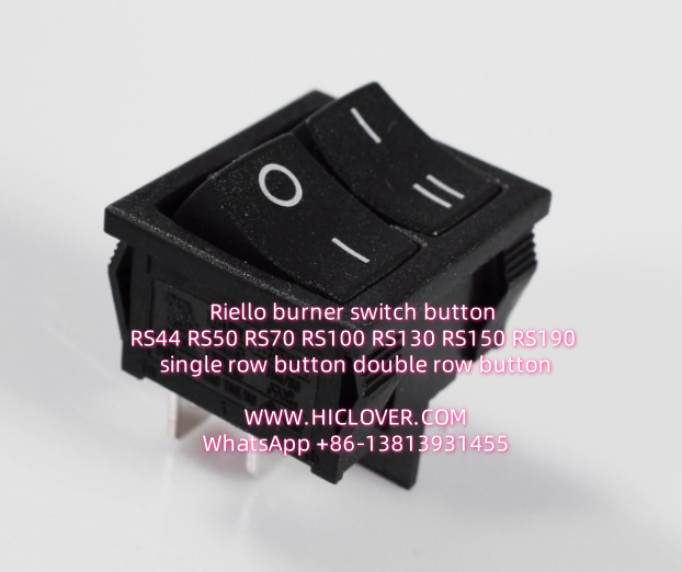 Riello burner switch button RS44 RS50 RS70 RS100 RS130 RS150 RS190 single row button double row button