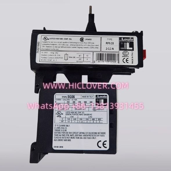 BG0610A230 Riello Burner Lovato Contactor BG0910A230 BG1210A230 RF9.33