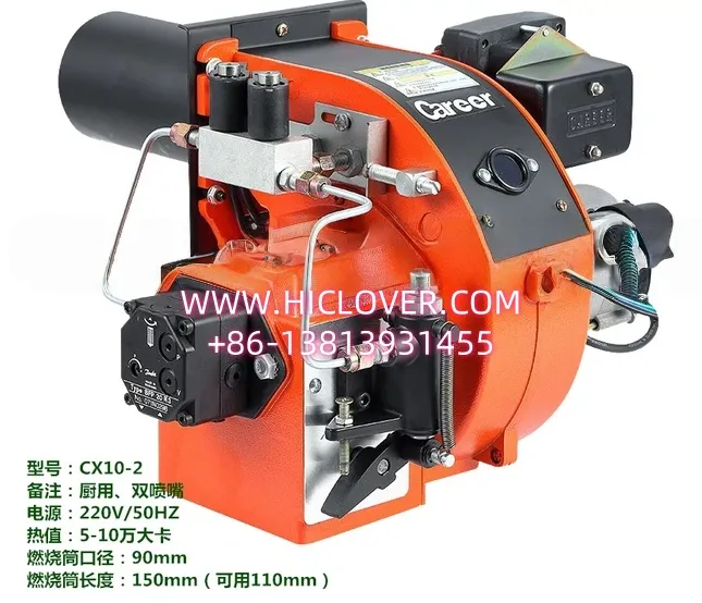Career Burner Dual-fire diesel engine CX10-2 (including panel)