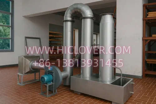 Flue Gas Spray Filtration System – Construction and Application Description
