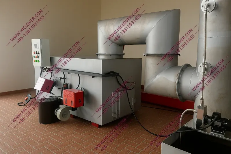 Medical Waste Incineration System HICLOVER TS100 with Wet Scrubber