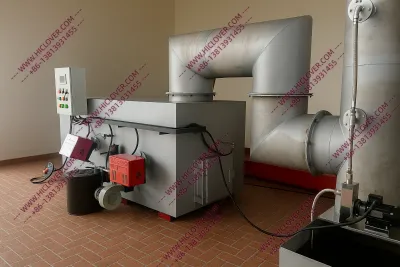Medical Waste Incineration System HICLOVER TS100 with Wet Scrubber