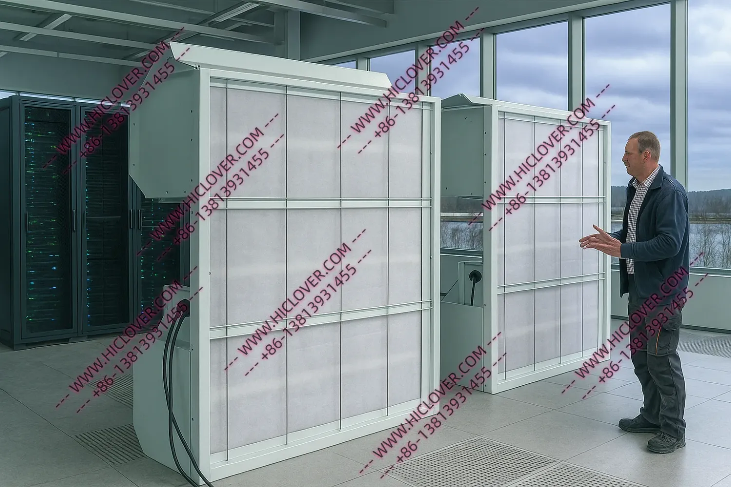 Automatic Roll Air Filter for Data Centers, New Energy, and Automotive Applications