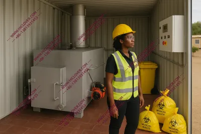 HICLOVER TS50 Containerized Mobile Incineration System with Wet Scrubber