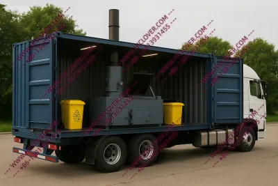 HICLOVER Integrated 50–100kg/hour Incinerator System