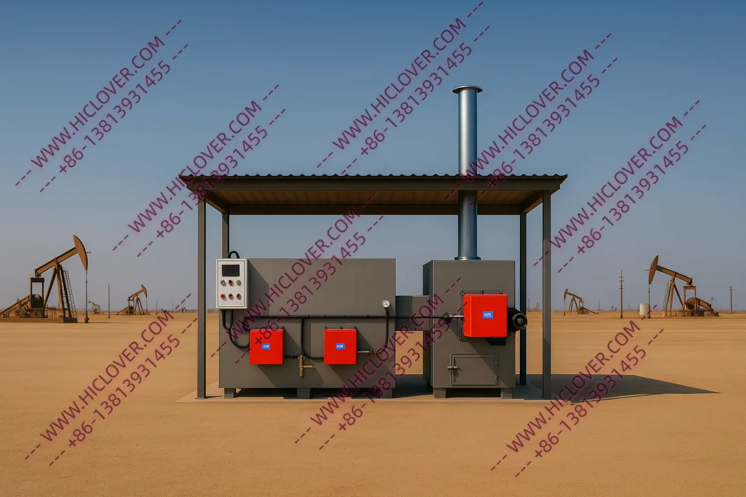 HICLOVER 300 kg/hour Incinerator – High-Capacity, Fully Automated Waste Treatment Solution