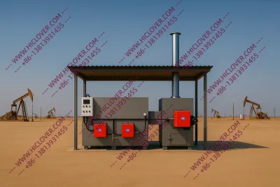 HICLOVER 300 kg/hour Incinerator – High-Capacity, Fully Automated Waste Treatment Solution