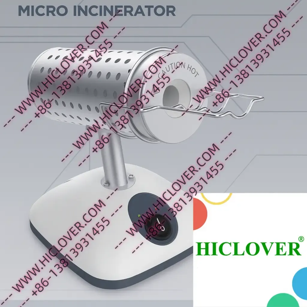 Flameless micro incinerator X600 – Small Bore With Stand / Two-Stage Heating