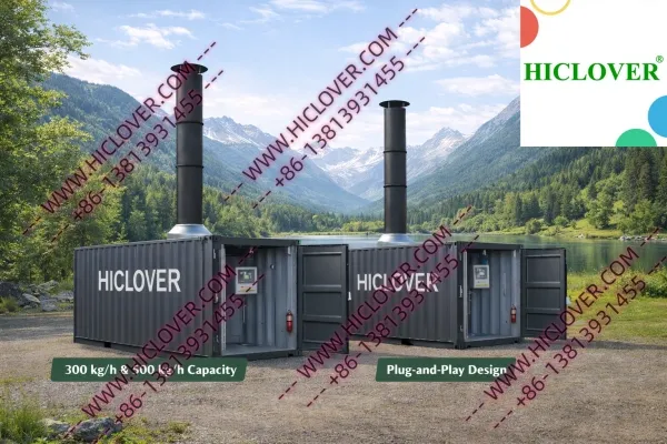 HICLOVER Plug-and-Play Containerized Waste Incinerator