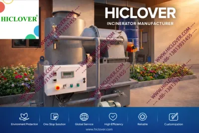 Intelligent Small-Scale Waste Incineration Solution HICLOVER TS-30D PLC