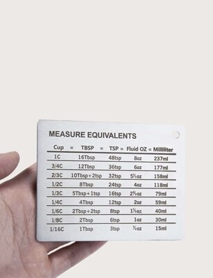 Measure equivalents magnet - مغناطيس للتحويلات