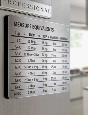 Measure equivalents magnet - مغناطيس للتحويلات