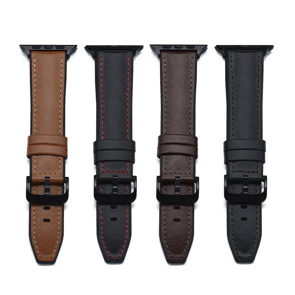 Smart Watch Leather and Metal Strap