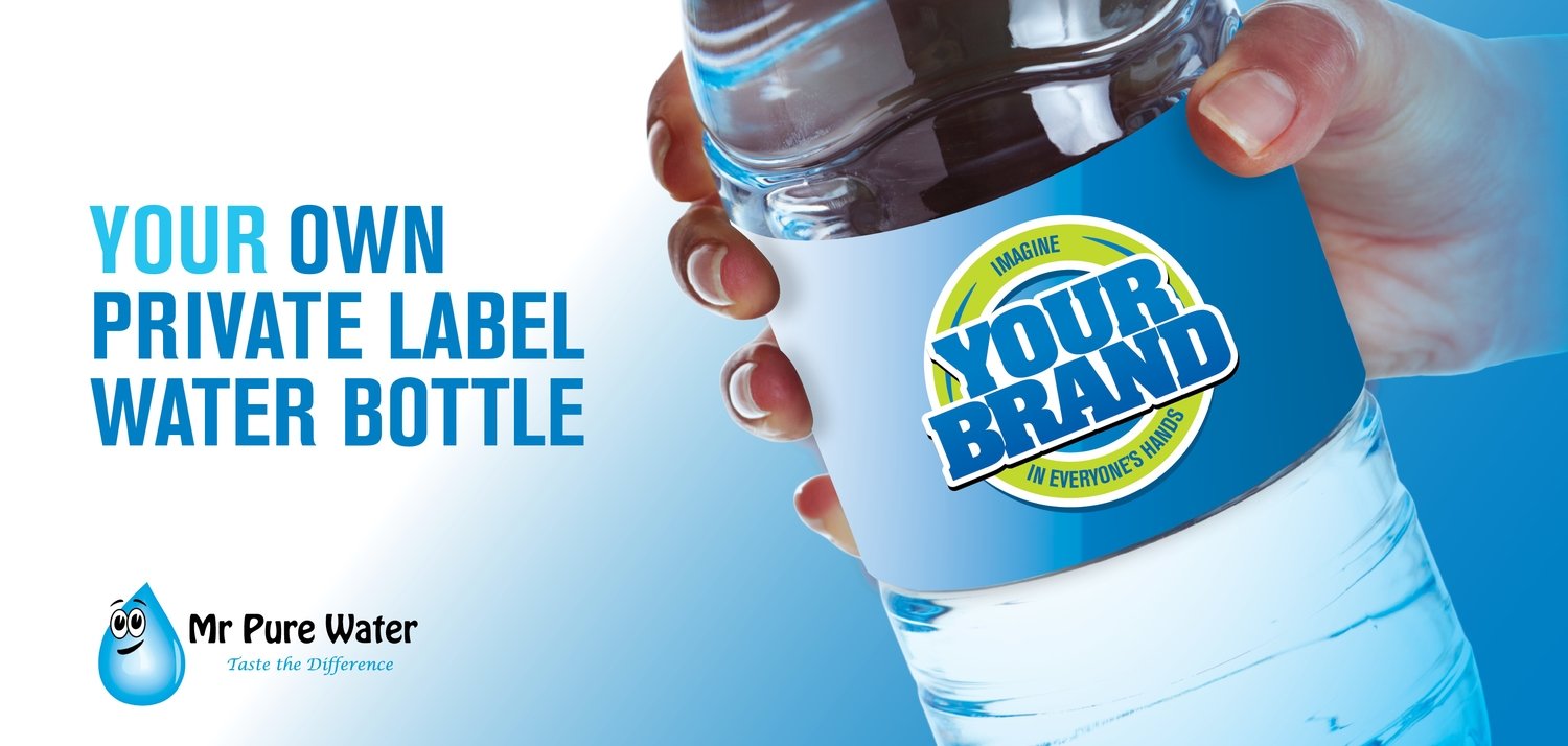 Private Label Water Bottles - Inquire for pricing